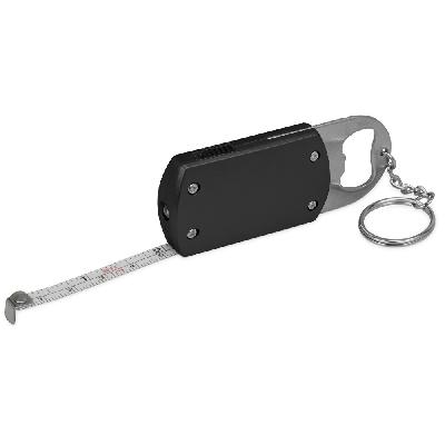 Брелок-открывашка с фонариком и рулеткой, 1 м, Opener