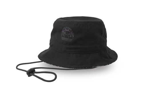 Образец панама с кастомизацией LAB2501, тёмно-синий, 100% полиэстер