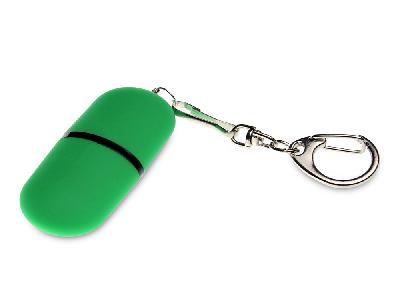 USB 3.0- флешка Goutte Soft-touch на 256 Гб каплевидной формы