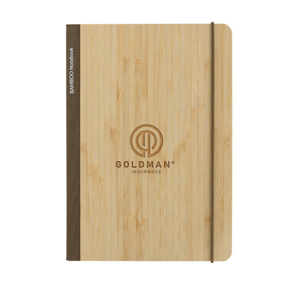 Блокнот Scribe с обложкой из бамбука, А5, 80 г/м²