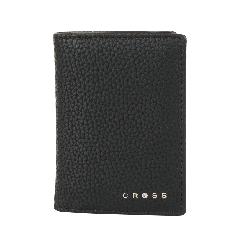 Визитница Cross Nueva Management Black, кожа наппа, фактурная, 10,5 х 7,5 х 2 см
