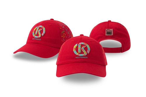 Образец бейсболка детская с кастомизацией LAB2498, белый. 100% хлопок