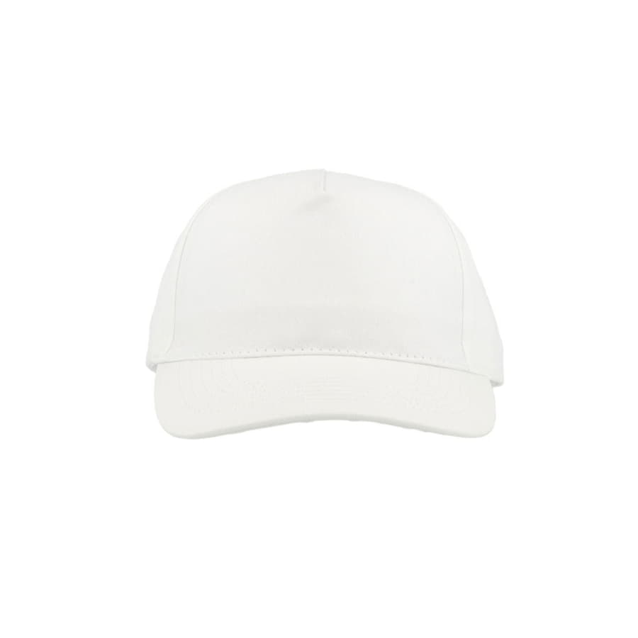 Бейсболка детская "KID START FIVE", 5 клиньев, застежка на липучке, белый, 100% хлопок, 160 г/м2