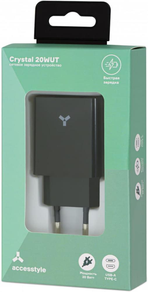 Адаптер сетевой ACCESSTYLE CRYSTAL 20 WUT, белый