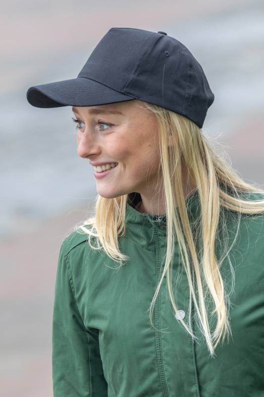 Бейсболка Impact из переработанного хлопка AWARE™, 5 клиньев, 190 г/м2