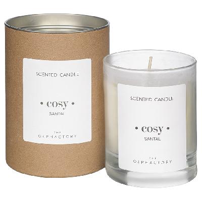 Свеча ароматическая the olphactory, cosy, santal (н), 40 ч