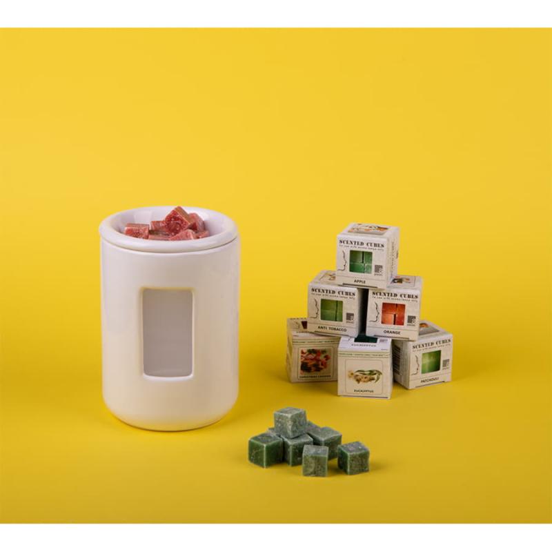 Аромалампа SCENT, белый, 12,5х8,5см, керамика=