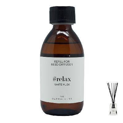 Наполнитель для диффузора the olphactory, relax, white musk, 250 мл
