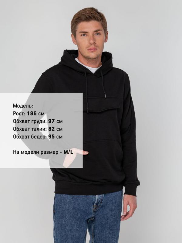 Худи унисекс с карманом на груди Chest Pocket