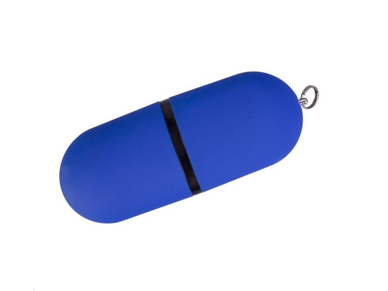 USB 2.0- флешка на 64 Гб Пилюля Soft-touch