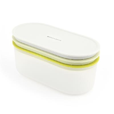Терка с контейнером и крышкой smart helper, 20х10х9,5 см