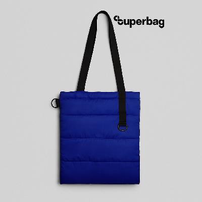 Шоппер Superbag Bubble New, стёганый, со скрытой магнитной кнопкой