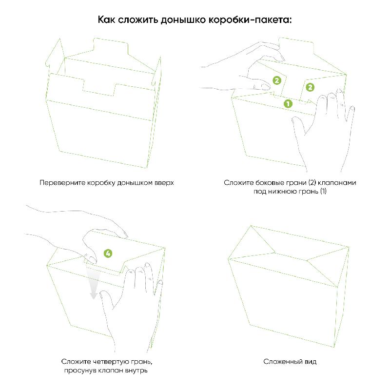 Подарочная коробка-пакет универсальная большая