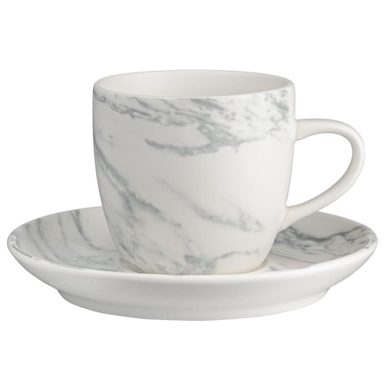 Набор чайных пар marble, 250 мл, 2 шт.
