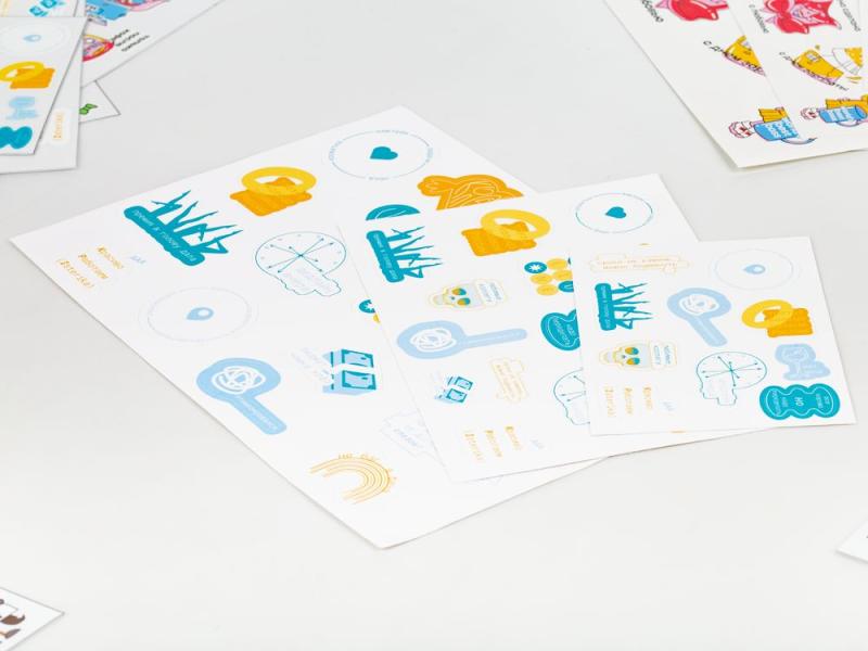 Наклейки ПВХ Sticker Pack на заказ
