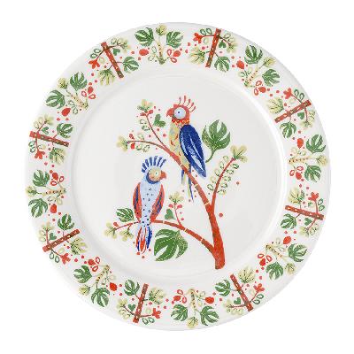 Тарелка parrot из коллекции  of paradise, D21 см