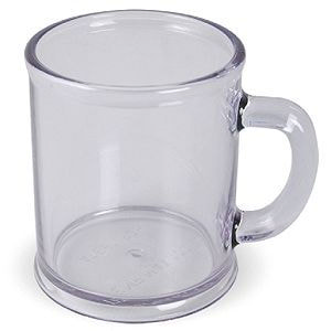Кружка  "Радуга", белая, D=7,9см, H=9,6см, 300мл, пластик, тампопечать