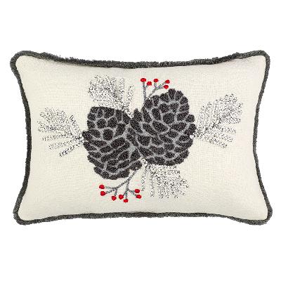 Чехол на подушку frosted cones из коллекции new year essential, 30х45 см