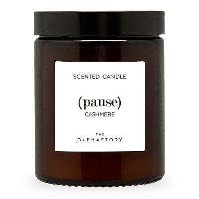 Свеча ароматическая the olphactory, pause, cashmere, 30 ч