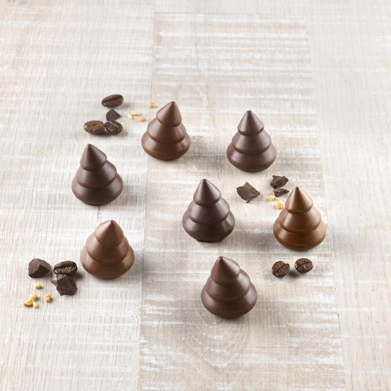 Форма для приготовления конфет choco trees силикон