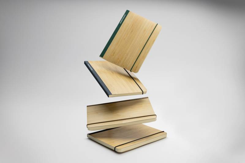 Блокнот Scribe с обложкой из бамбука, А5, 80 г/м²