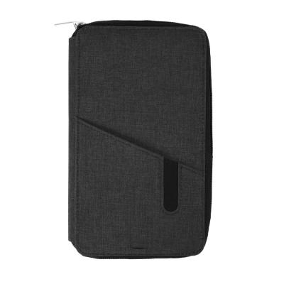 Органайзер дорожный с зарядным устройством (4000mAh)"Portable",бордовый,12х21х3см, полиэстер
