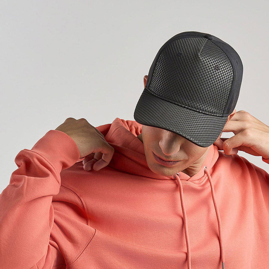 Бейсболка GEAR-S, 5 клиньев, заст. на липучке, белый, 100% полиэстер/ 95% полиэст, 5% эласт 300 г/м2