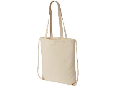 Рюкзак со шнурком Flin из хлопка 240 г/м²