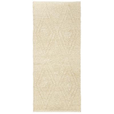 Ковер из шерсти и переработанного хлопка shillong из коллекции ethnic, 70x160см