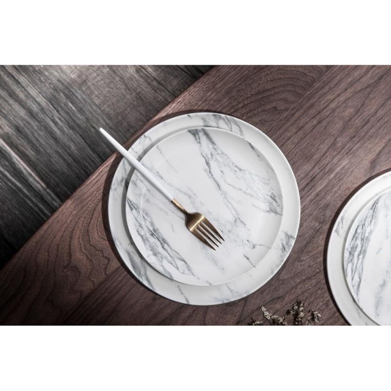 Набор тарелок marble, D26 см, 2 шт.