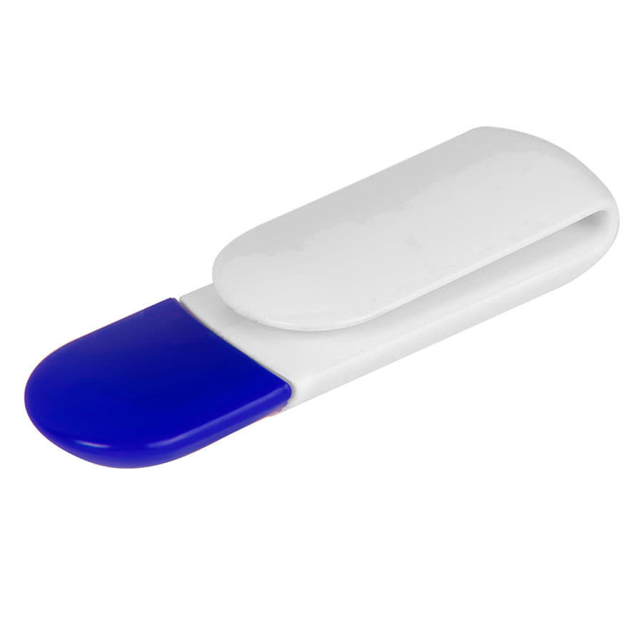 USB flash-карта "Alma" (8Гб),белый с красным, 6х2х1,5см,пластик