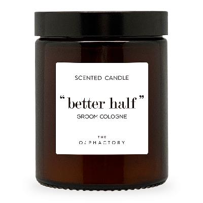 Свеча ароматическая the olphactory, better half, groom cologne, 30 ч