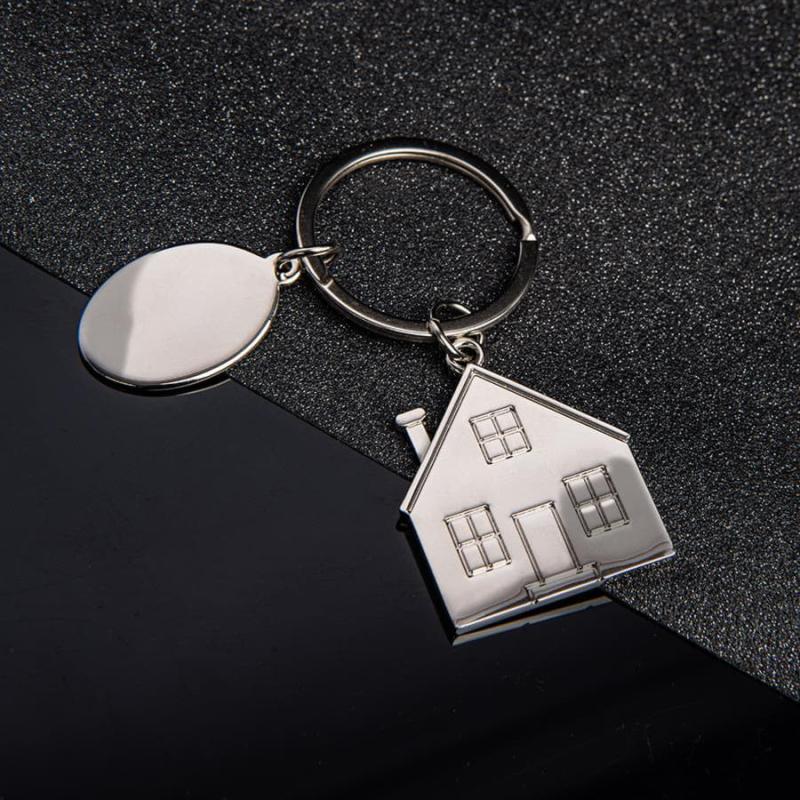 Брелок SILV HOME, 3,97 x 3,3 x 0,3 см, металл