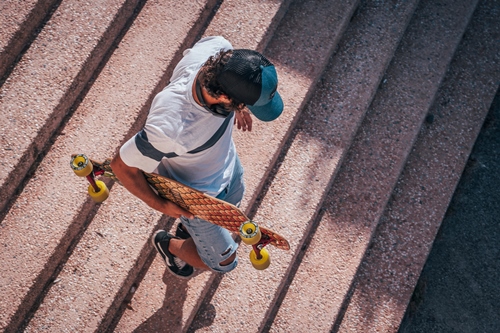 Образец бейсболка с кастомизацией LAB2224, синий, 100% полиэстер