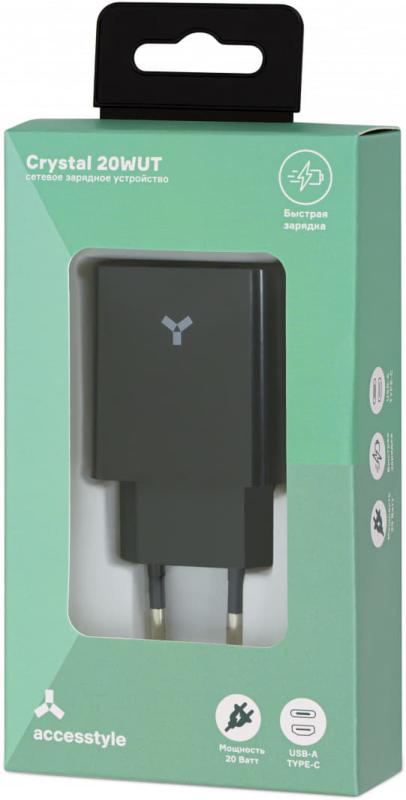 Адаптер сетевой ACCESSTYLE CRYSTAL 20 WUT, белый