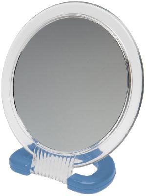 Зеркало Dewal Beauty настольное, на плподставке сине,230x154 мм