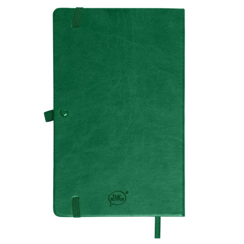 Бизнес-блокнот "Justy", 130*210 мм, желтый, твердая обложка,  резинка 7 мм, блок-линейка