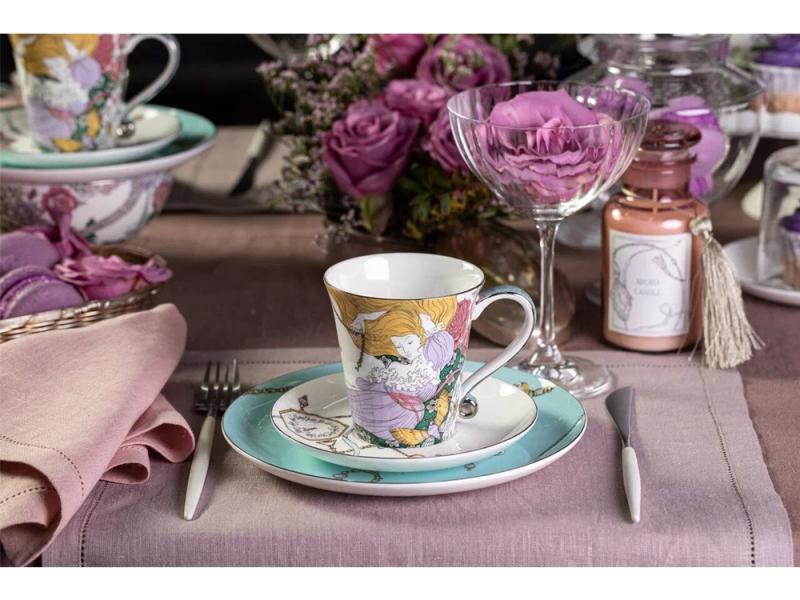 Набор чашка и блюдце TEA SET ALICE