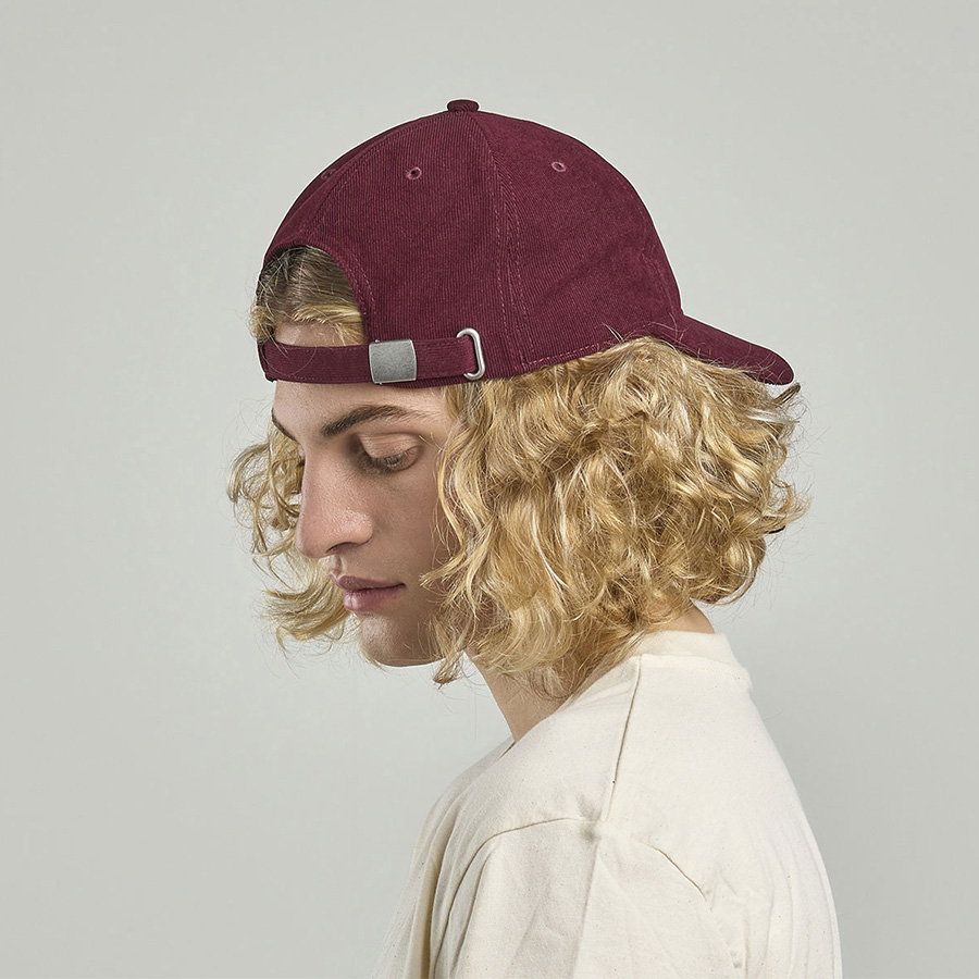 Бейсболка "CREEP-S", бежевый, 100% перераб. полиэстер, плотность 215  г/м2, металлическая застежка