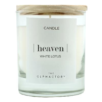 Свеча ароматическая the olphactory, heaven, white lotus, 40 ч