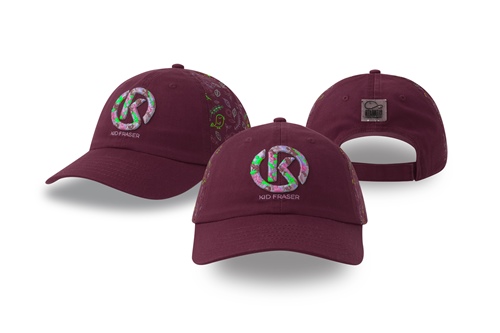 Образец бейсболка детская с кастомизацией LAB2498, белый. 100% хлопок