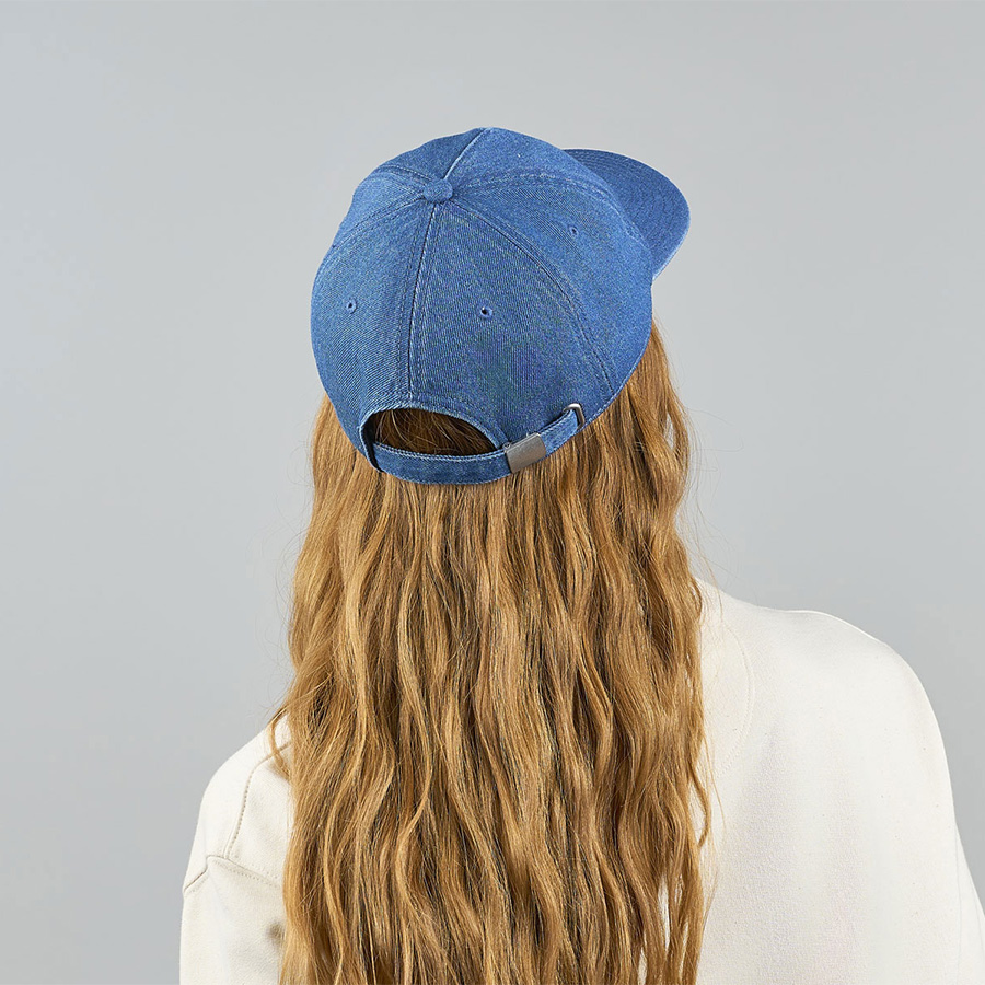 Бейсболка "IRAYA", 5 клиньев, металлическая застежка, голубой, 100% хлопок, 339 г/м2