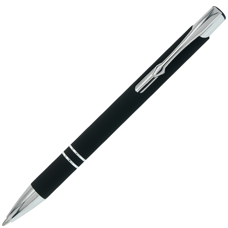 Ручка шариковая, COSMO HEAVY Soft Touch, металл