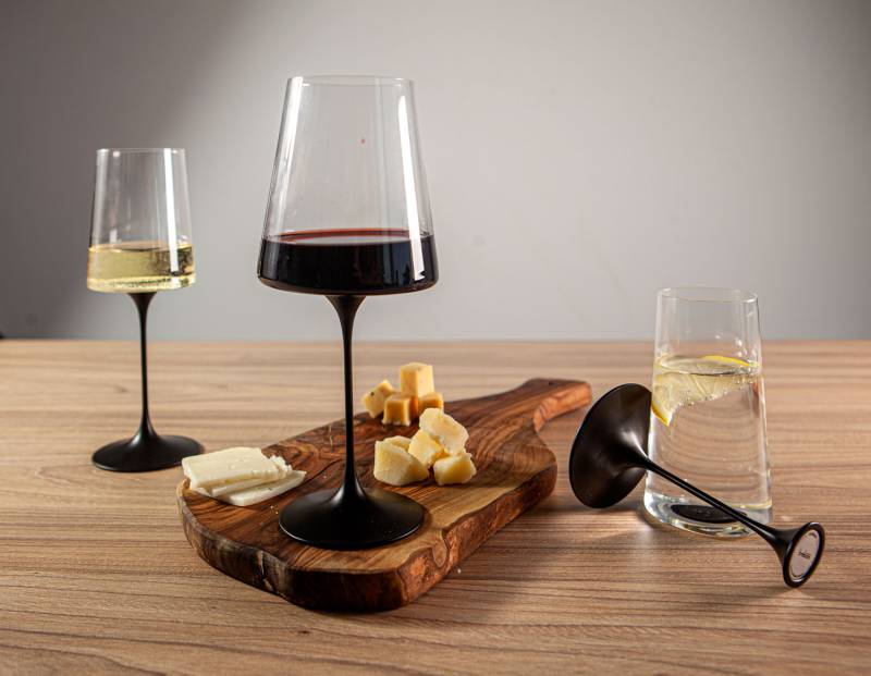 Хрустальный бокал для игристого вина на магните Trebonn SplitGlass, 2 шт, 320 мл