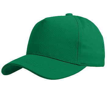 Бейсболка "Breeze", 5 клиньев,  застежка на липучке, белый, 100% хлопок, плотность 150 г/м2