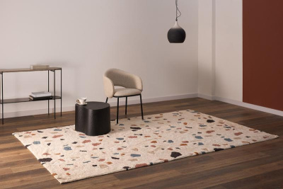 Ковер из хлопка terrazzo poetry из коллекции ethnic, 200х300 см