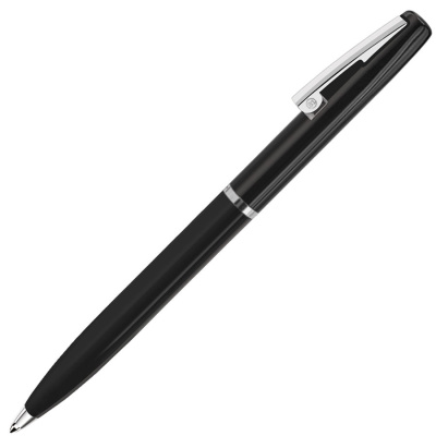 CLICKER, ручка шариковая, красный/хром, металл