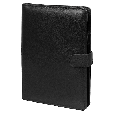 Ежедневник в суперобложке Country Leather Sky A5+ из нат. кожи, недатированный, агнитным клапаном, с блокнотом в подарочной коробке