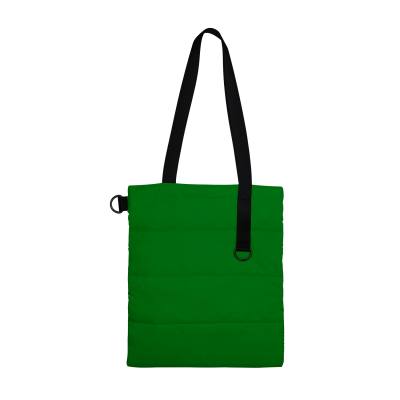 Шоппер Superbag Bubble New, со скрытой магнитной кнопкой (зеленый с черным)