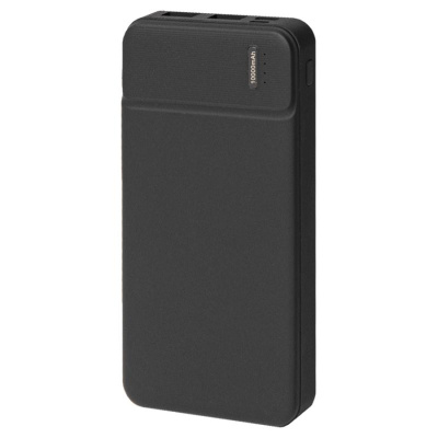 Универсальный аккумулятор Flash 10 (10000 мАч) с подсветкой и soft touch,синий,13,7х6,87х1,55 мм